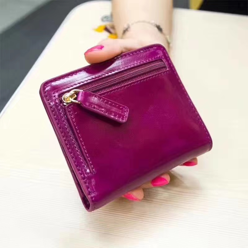 Distress Short Wallet Card Holder LH1634_6 Colors