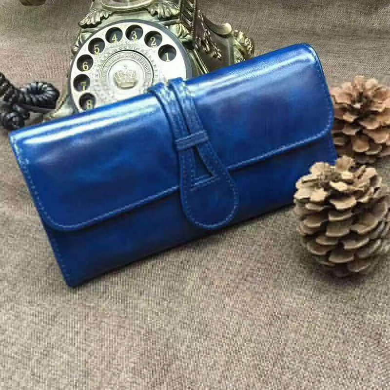 Trifold Distress Leather Wallet LH2343_5 Colors