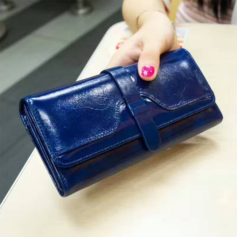 Trifold Distress Leather Wallet LH2344_7 Colors