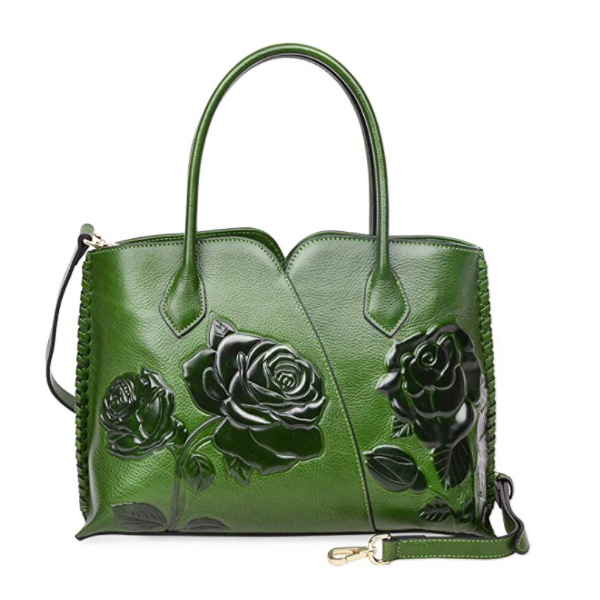 Floral Pattern Leather Shoulder Bag LH2389_4 Colors