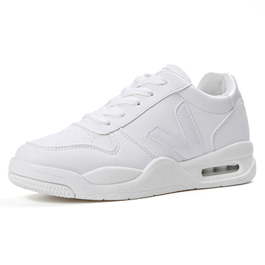 Women's White Sneakers - Air Pump